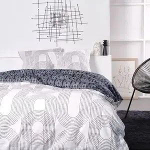 Today Housse de couette en coton 240 x 220 cm SUNSHINE 13.40 Blanc pas cher