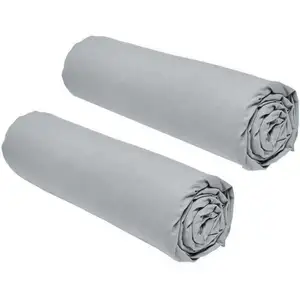 Comparateur de prix : TODAY Drap housse 2 Unités 140 x 190 cm Gris 2 PLACES