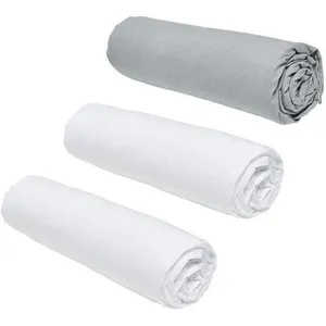Comparateur de prix : Lot de 3 draps housses TODAY Essential - 160 x 200 cm - 2 personnes - ...