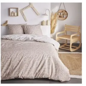 TODAY Parure de lit 2 Personnes Sunshine 15.7, Beige, Jumeau pas cher