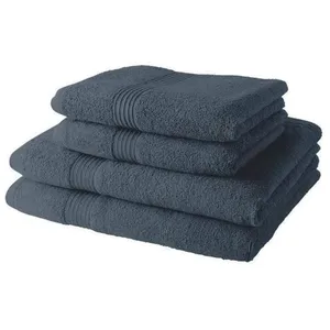 Comparateur de prix : TODAY Ensemble de serviettes de toilette Gris 4 Pièces TU