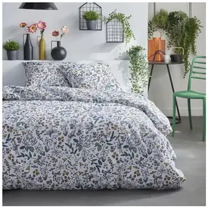 TODAY Parure de lit imprimé floral coton sunshine julia TOD3574641242206 pas cher