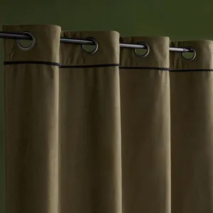 Today Rideau Velour occultant-isolant en Polyester 140 x 240 MATCHA Matcha pas cher