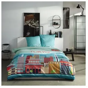 Comparateur de prix : TODAY Parure de lit imprimé graphique coton  220x240cm