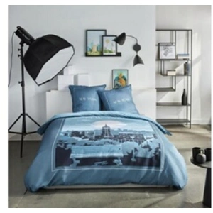 Parure de lit - TODAY - JAVA - 2 personnes - 240x220 cm - Coton - Impr... pas cher