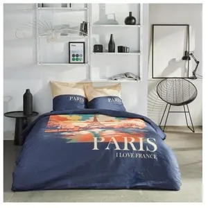 TODAY Parure de lit imprimé graphique coton 220x240cm pas cher