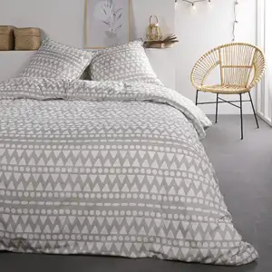 Today Parure de lit coton 2 personnes imprimé ethnique 240x260 cm pas cher