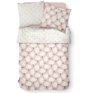 Today Parure de lit 2 personnes Coton Zippée Imprimé Mawira Lily pas cher