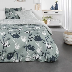 Parure de lit - TODAY - SUNSHINE ILA - Vert - 100% Coton - Motif Floral pas cher