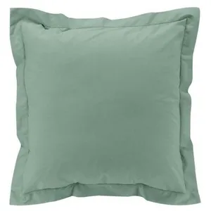 Comparateur de prix : Douceur d'Intérieur Taie d'oreiller - Percale - Tilleul - 63x63 cm - 100% coton - Lavable