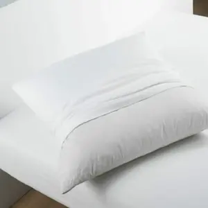 Taie D'oreiller En Percale De Coton à Rayures - Vert Olive - 65x65 Cm Percale De Coton 88789685