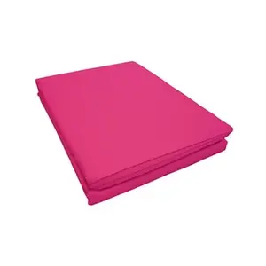 douceur d'Intérieur 1640622 Drap Plat Uni Coton + Point Bourdon 57 Fil... pas cher