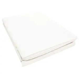 Douceur d'Intérieur Drap plat coton INTIMITY 180x290cm blanc pas cher