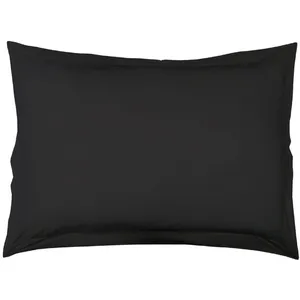 Douceur D'intérieur - Taie d'oreiller 50 x 70 cm noir pas cher
