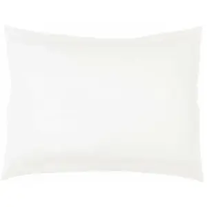 douceur d'intérieur 1640701 Taie d'Oreillers Volant Plat Uni Coton + P... pas cher