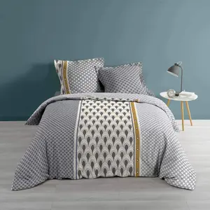 douceur d'intérieur, Parure 3 Pièces (240 x 220 cm) Madone, 100% Coton pas cher