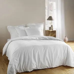 Douceur d'Intérieur Housse de couette 240 x 220 cm coton 57 fils + 2 taies noemie 1644834-sans pas cher