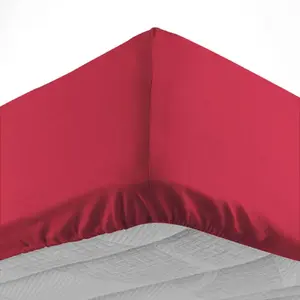 Douceur D'intérieur - Drap housse 90x190 cm - Bonnet 30 cm - 100% coton pas cher