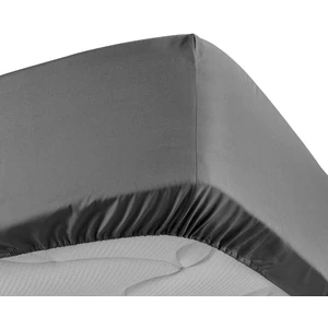 Comparateur de prix : Douceur d'Intérieur Drap housse 140x190 cm - Percale 100% coton - Bonnet 30 cm Anthracite