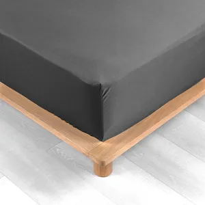 Comparateur de prix : Douceur d'Intérieur Drap housse 160x200 cm - Percale 100% coton - Bonnet 30 cm - Anthracite