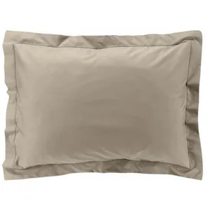 Comparateur de prix : Douceur d'Intérieur Taie d'oreiller - Percale - 50x70 cm - 100% coton - Beige - Lavable à 30°