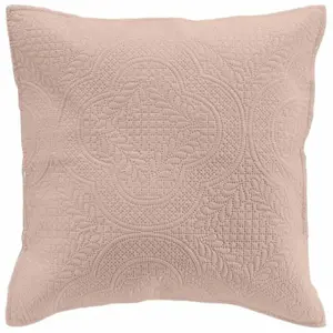 Comparateur de prix : Douceur d'Intérieur, Housse de Coussin (40 x 40 cm) Romane Rose, Microfibre Unie