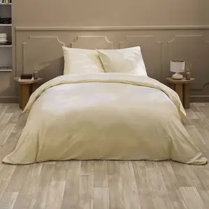 Comparateur de prix : Parure De Lit 3 Pièces En Poly-lin Housse + Taies Naturel 260x240 Cm