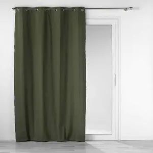 Comparateur de prix : Douceur d'Intérieur Rideau à oeillets - Paris Prix - Mistraline - 140x240cm - Kaki - Tamisant