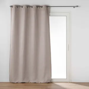 Comparateur de prix : Rideau occultant 140 x 240 cm occultant jacquard Dusky Beige