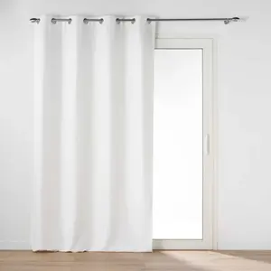 Comparateur de prix : Rideau Occultant "Chinea" 135x240cm Blanc