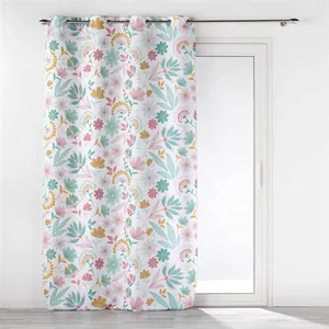 Comparateur de prix : Douceur d'Intérieur Homemaison - Rideau a oeillets 140 x 260 cm polyester imprime Indiana
