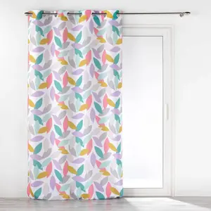 Douceur d'Intérieur Homemaison - Rideau a oeillets 140 x 260 cm polyester imprime Fantasia pas cher