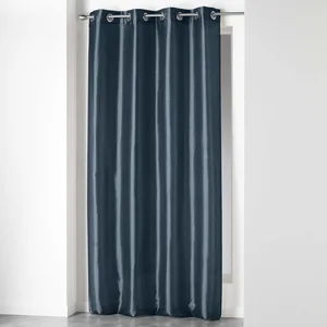 Douceur D'intérieur - Rideau effet brillant 140 x 240 cm Shana Marine pas cher