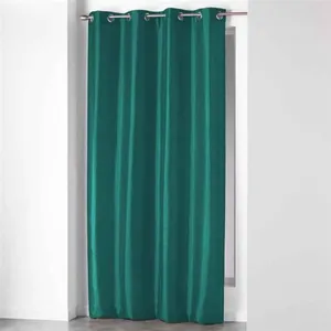 Rideau À illets "shana" 140x240cm Émeraude pas cher