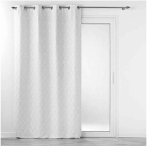 Douceur d'Intérieur, Rideau à Oeillets (140 x 260 cm) Balista, Jacquard pas cher