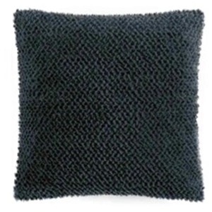 Comparateur de prix : Douceur d'Intérieur Homemaison - Housse de coussin imitation fourrure Gris anthracite 40x40 cm