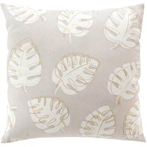 Comparateur de prix : Coussin Déco Imprimé "Evasion" 45x45cm Beige