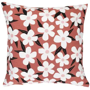 Housse De Coussin "darcy" 40x40cm Terracotta