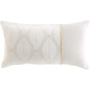Douceur d'intérieur - Coussin Déhoussable (30 x 50 cm) Maho Blanc, Pol... pas cher