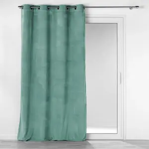 Comparateur de prix : Rideau a oeillets 140 x 260 cm velours cotele uni casual Sauge