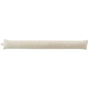 Boudin De Porte Imitation Fourrure Bouclette Wooly Naturel 80x10 Cm