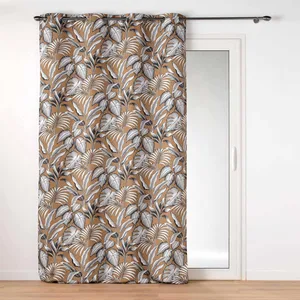 Comparateur de prix : Rideau tamisant 140 x 260 cm polyester imprimé Cabana Camel