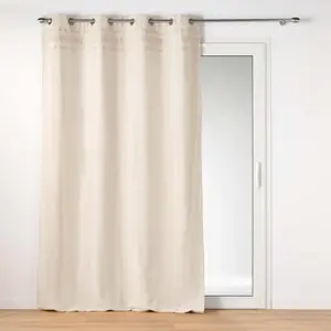 Comparateur de prix : Douceur d'Intérieur Rideau a oeillets 140 x 240 cm Coton jacquard Doreline