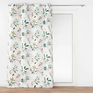 Douceur d'Intérieur Rideau a oeillets 140 x 260 cm polyester imprime dilaris Sans pas cher