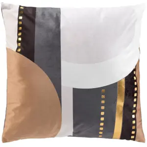 Coussin Déco en Velours "Naez" 45x45cm Multicolore