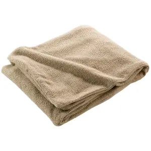 Comparateur de prix : douceur d'intérieur, Plaid (180 x 220 cm) Wooly Beige, Bouclette Unie