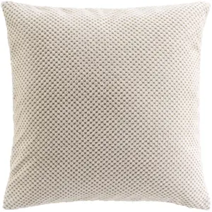 Douceur d'intérieur - Coussin Déhoussable (45 x 45 cm) Java Naturel, F...