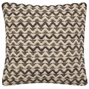 Douceur d'Intérieur Coussin louméo noir 40x40cm