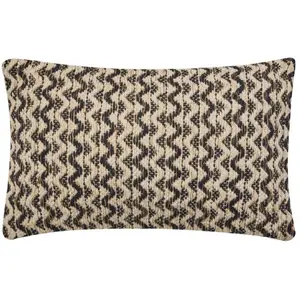 Douceur d'Intérieur Coussin louméo noir 30x50cm