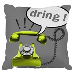 Paris Prix Coussin Déco Phone 40x40cm pas cher